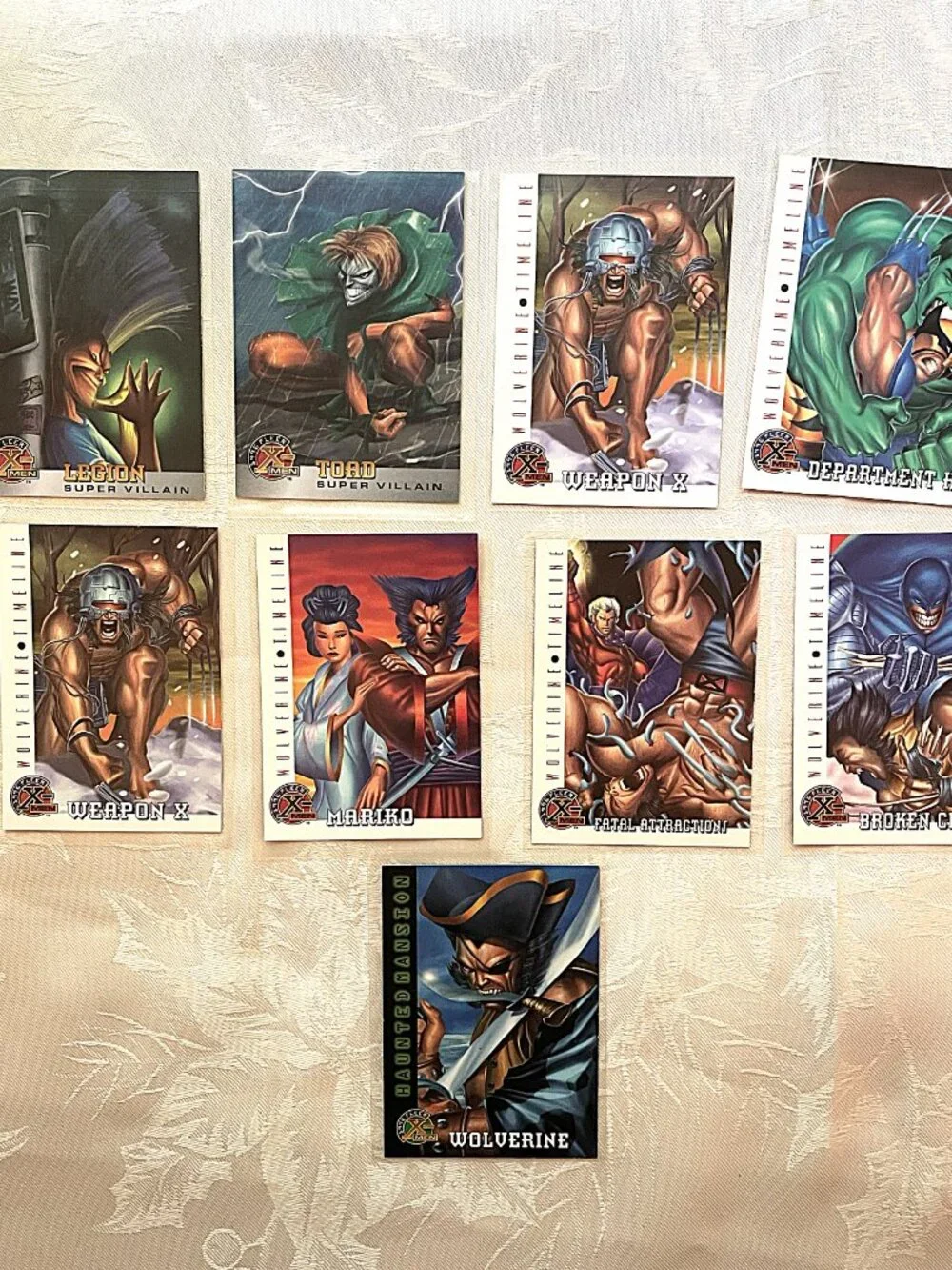 1996 Fleer X-Men Trading Card Bundle – Sleeved – 45 Cards – Some Dupl.